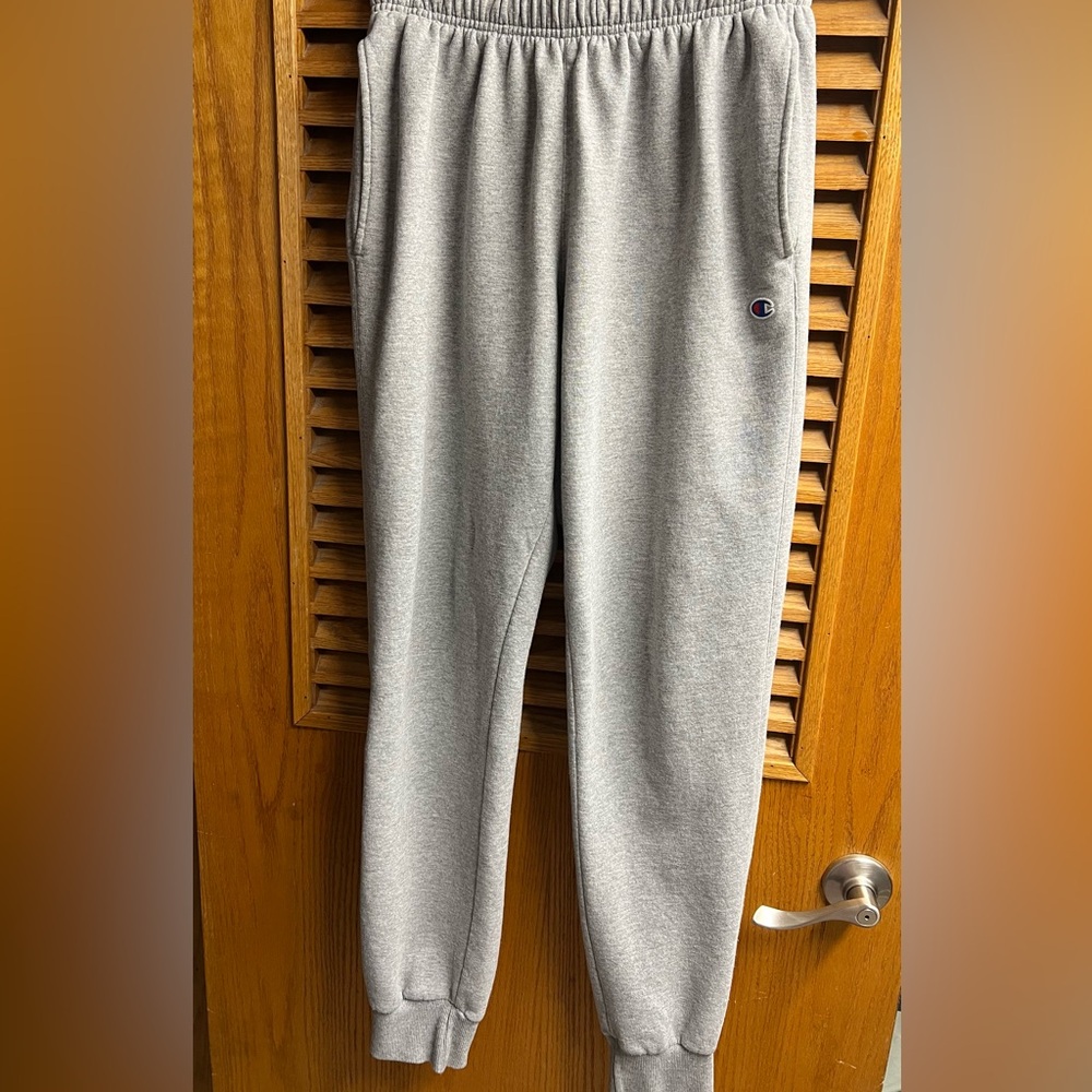 Men’s Champion sweatpants, size medium